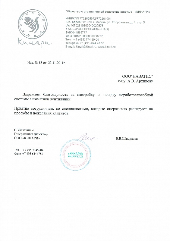 ООО "Кинари"